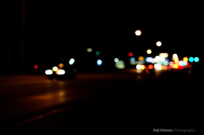 Galveston - Seawall at Night - II