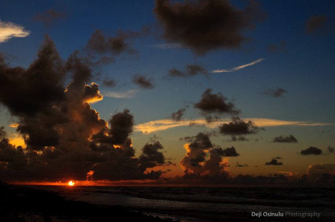 Galveston - Beach at Sunrise - VI