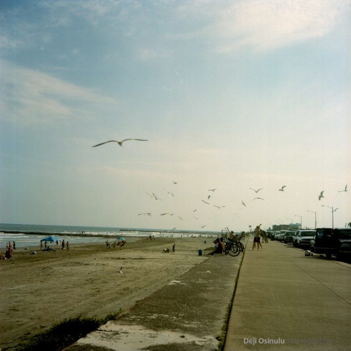 Seawall - Galveston, TX (Rolleiflex - Kodak Portra 160 NC)