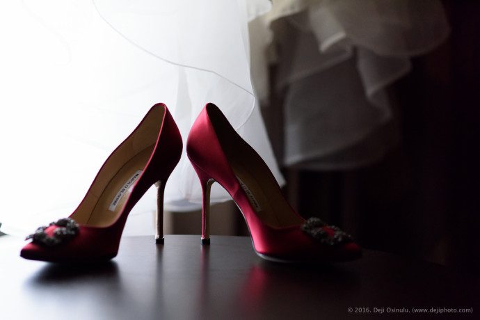 Buki + Femi: Houston Wedding - Shoes & Dress