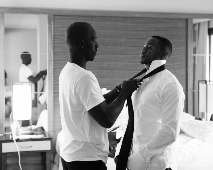 Buki + Femi: Houston Wedding - Groom Getting Ready