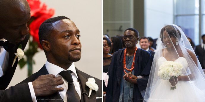 Buki + Femi: Houston Wedding - Ceremony at Chapel in the Woods