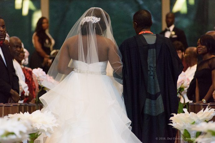 Buki + Femi: Houston Wedding - Ceremony at Chapel in the Woods