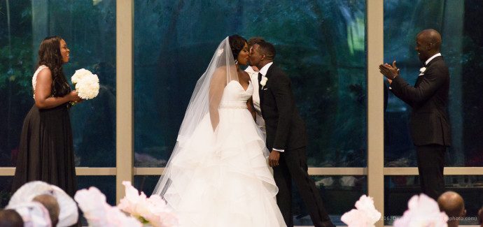 Buki + Femi: Houston Wedding - Ceremony at Chapel in the Woods