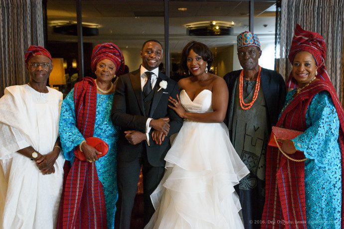 Buki + Femi: Houston Wedding - Family Photo at The Woodlands Resort