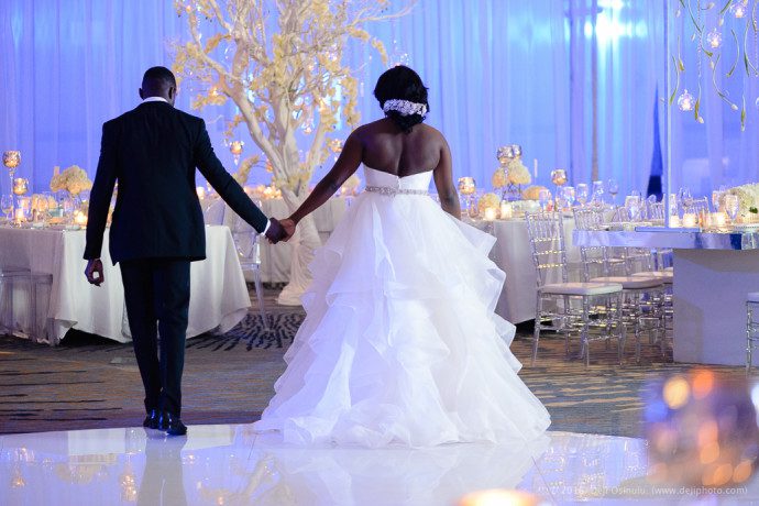 Buki + Femi: Houston Wedding - Bride & Groom at The Woodlands Resort