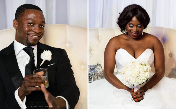 Buki + Femi: Houston Wedding - Bride & Groom Portraits at The Woodlands Resort