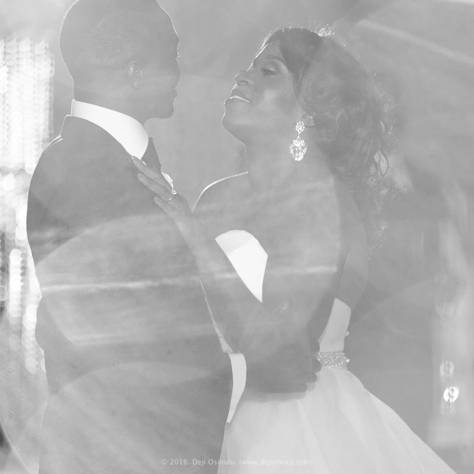 Buki + Femi: Houston Wedding - Bride & Groom First Dance at The Woodlands Resort