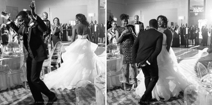 Buki + Femi: Houston Wedding - Bride & Groom First Dance at The Woodlands Resort