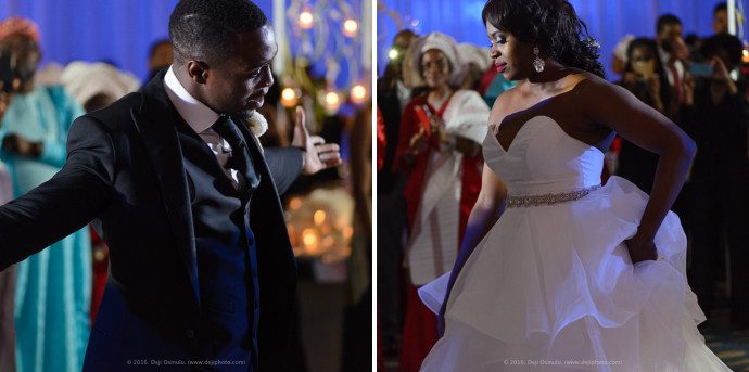 Buki + Femi: Houston Wedding - Bride & Groom First Dance at The Woodlands Resort