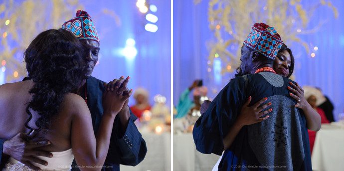 Buki + Femi: Houston Wedding - Father & Daughter Dance at The Woodlands Resort