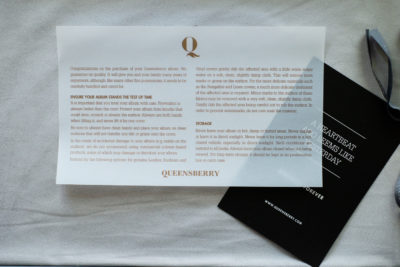 Presentation Detail & Care Instructions