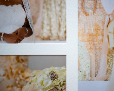 Album Page Detail - Overlay Matted with Ivory Mats