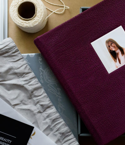 Flushmount Album in Contemporary Leather